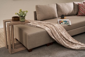 Canapea Extensibila Aly Right - Beige - Img 4