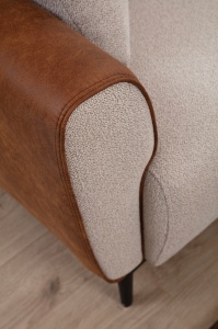 Canapea Extensibila Aren - Beige, Cinnamon - Img 5