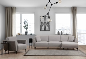 Canapea Extensibila Aren Right - Grey - Img 3