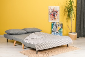 Canapea Extensibila Folde 2-Locuri - Light Grey - Img 4