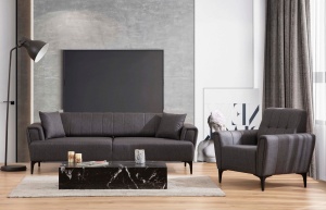 Canapea Extensibila Hamlet - Dark Grey - Img 2
