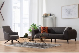 Canapea Extensibila Kapri 3 Locuri - Anthracite - Img 2