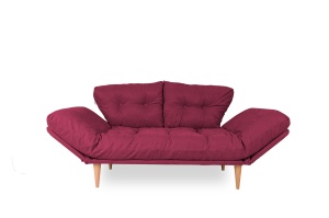 Canapea Extensibila Nina Daybed - Dark Red GR105 - Img 4