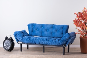 Canapea Extensibila Nitta Triple - Blue - Img 1