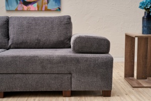 Canapea Extensibila Perenna Chenille - Grey - Img 4