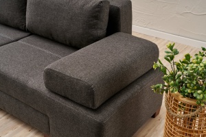 Canapea Extensibila Perenna Linen - Anthracite - Img 5