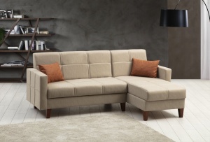 Canapea Extensibila Polya - Beige - Img 2