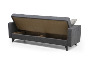 Canapea Extensibila Polya - Dark Grey - Img 6