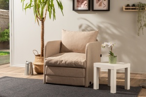 Canapea Extensibila Saga Single - Beige - Img 1