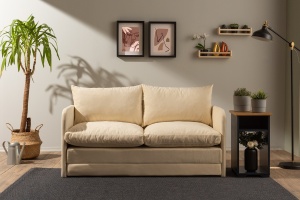 Canapea Extensibila Saga XL 2-Locuri - Cream - Img 1