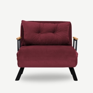 Canapea Extensibila Sando Single - Maroon - Img 2