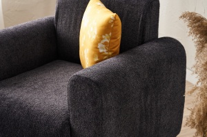 Canapea Noya Chenille - Anthracite - Img 3