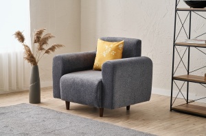 Canapea Noya Chenille - Grey - Img 2