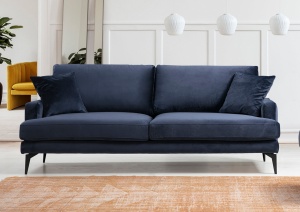 Canapea Papira 3 Locuri - Navy Blue - Img 1