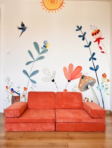 Canapea Puzzle - Orange - Img 2