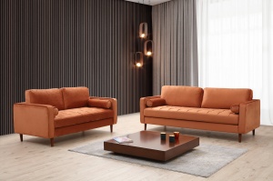 Canapea Rome - Orange - Img 2