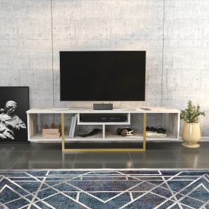 Comoda TV Asal 150 - Gold, Ephesus - Img 1
