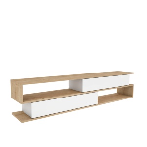 Comoda TV Cortez - Oak, White - Img 5