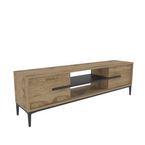 Comoda TV Eslem - Oak, Black - Img 4