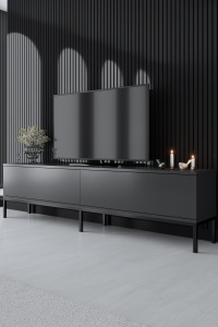 Comoda TV Lord - Anthracite, Black - Img 1