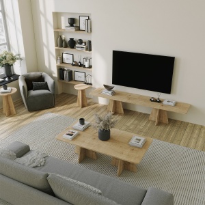 Comoda TV Mushroom - Sapphire Oak - Img 5