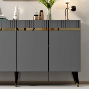 Consolă Defne - Anthracite, Gold - Img 3
