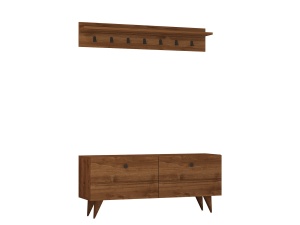 Dulap cu raft Rupa - Walnut - Img 4