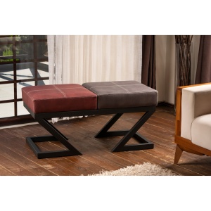 Fotoliu Brda - Anthracite, Claret Red - Img 1