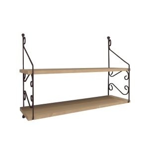 Raft perete Seramoni 2'li - Oak - Img 2
