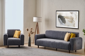 Set Canapea Noya Chenille - Grey - Img 2