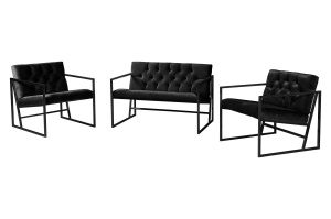 Set Canapea Oslo - Black - Img 2