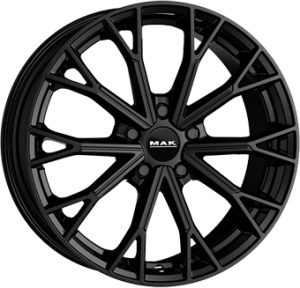 8,0X19 MAK ASPHALT 5/108 ET42 CH72 - Gloss Black