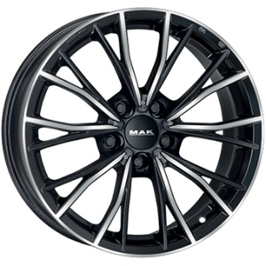 8,5X19 MAK MARK 5/120 ET47 CH72,6 - Gloss Black / Polished