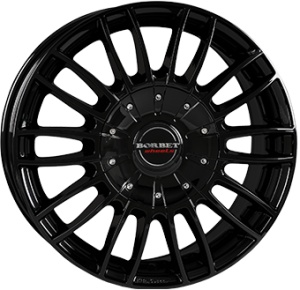 BORBET CW3 7.5X17 5X160 ET47 65.1 BLACK GLOSSY KBA-50822 M+S 222528