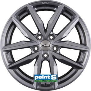 CMS C28 8X20 5X112 ET43 66.5 RACING SILVER KBA-54309 M+S