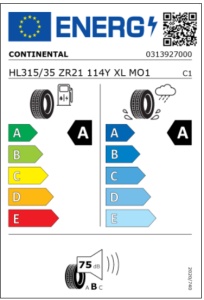 CONTINENTAL HL315/35 ZR21 114Y XL MO1 SPORT CONTACT 7 - Img 3