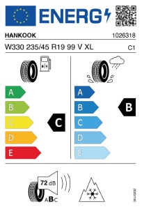 Hankook 235/45 R19 99V Winter i*cept Evo3 W330 - Img 3