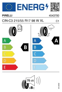 PIRELLI CINTURATO C3 XL 215/55 R17 - Img 4