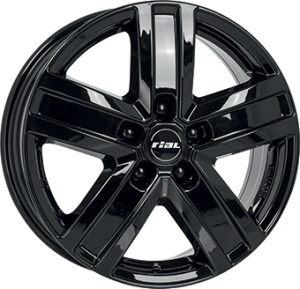 RIAL TRANSPORTER 6.5X16 5X160 ET60 65.1 DIAMOND-BLACK KBA-49682 M+S