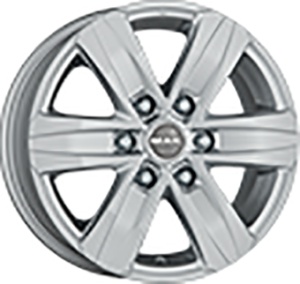 Stone 6 Silver CB84.1 6/130 18x8 ET53