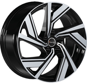 7,5X19 AVUS AC-521 5/112 ET50 CH57,1 - Gloss Black / Polished