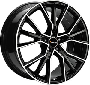 8,0X18 AVUS AF18 5/112 ET48 CH57,1 - Gloss Black / Polished