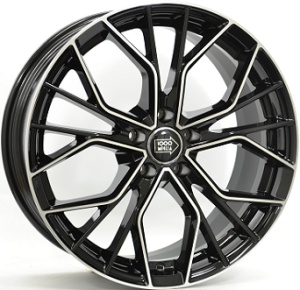 8,0X18 MILLE MIGLIA 1020 5/108 ET45 CH63,4 - Gloss Black / Polished