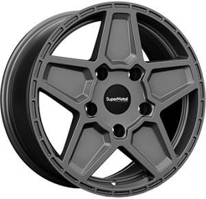 8,0X18 SUPERMETAL ROCKET 5/120 ET40 CH65,1 - Dull Anthracite