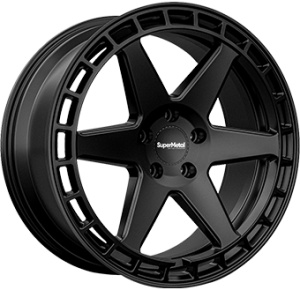 9,0X20 SUPERMETAL CHARGER 6/120 ET40 CH74,6 - Dull Black