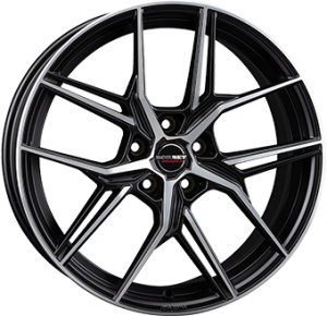 BORBET QX 8.5X20 5X114.3 ET45 72.5 BLACK POLISHED MATT KBA-54049 497865