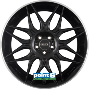 DOTZ LONGBEACH BL 10.5X21 5X112 ET25 66.6 SCHWARZ POLIERT. ECE