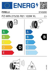 PIRELLI WINTER PZERO MO1 XL 275/35 R21 - Img 4