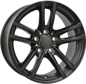 RIAL X10 7.5X17 5X120 ET43 72.6 RACING-BLACK KBA-49510 M+S