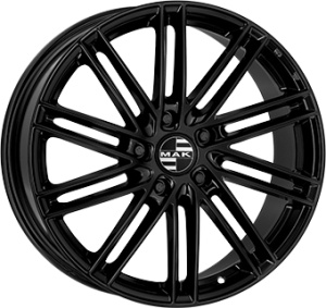 10,0X21 MAK LEIPZIG-D 5/130 ET39 CH66,45 - Gloss Black